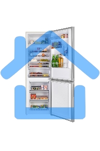 Холодильник Maunfeld MFF185NFBG бежевый двухкамерный 240/100л морозилка снизу, No Frost