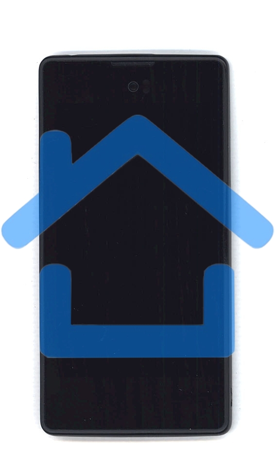 Дисплей для Yota YotaPhone 1 C9660 черный с рамкой