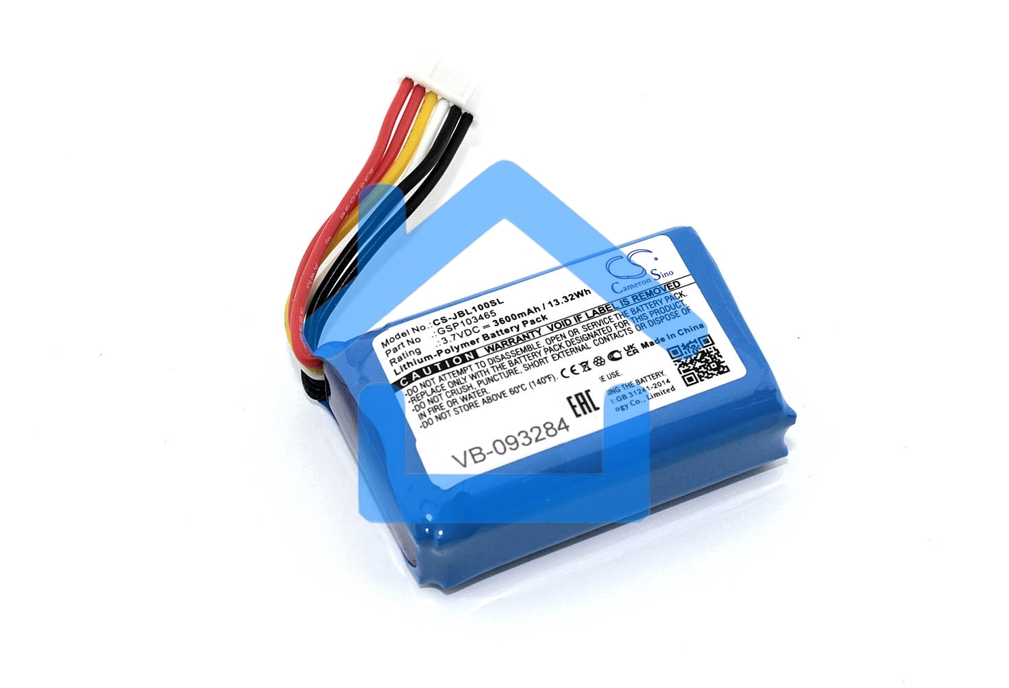 Аккумуляторная батарея CameronSino CS-JBL100SL для JBL Link 10 3.7V 3600mAh / 13.32Wh