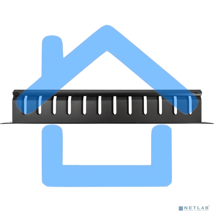 Кабельный органайзер ExeGate CM19-1U-12M-CV (горизонтальный 19