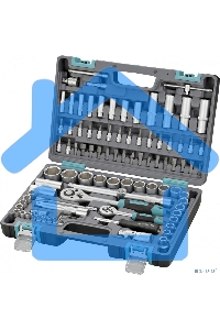 Набор инструментов STELS 14106 1/2'' 1/4'' CrV пластиковый кейс  94 предм.