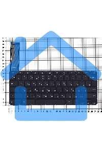 Клавиатура для ноутбука HP Chromebook 14 G3 G4 14-2000 14-ak 14-q черная