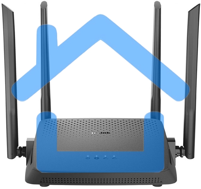 Двухдиапазонный гигабитный Wi-Fi 6 маршрутизатор D-Link DIR-X1510/RU/R1A AX1500
