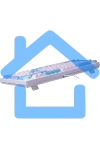 Клавиатура Defender Hawk GK-418 проводная, USB, белый/голубой