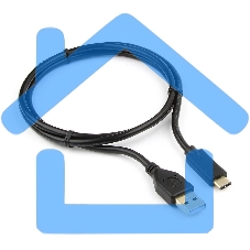 Кабель USB Cablexpert CCP-USB2-AMCM-1M, USB2.0 AM/ USB3.1 Type-C, 1м, пакет