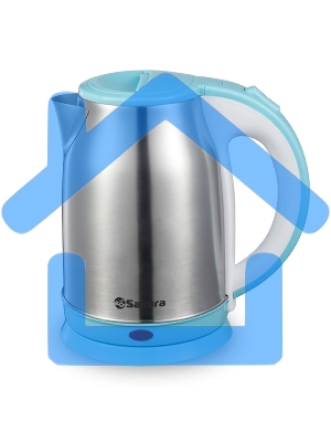 Чайник электрический Sakura SA-2147BL (1.8) нерж+голуб д