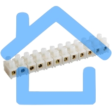 Зажим винтовой ЗВИ-10 н/г 2.5-6кв.мм 12пар ИЭК UZV4-010-06