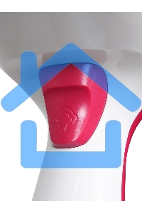 Отпариватель ручной Hyundai H-HS02123 1650Вт белый/вишневый