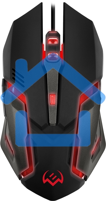 Мышь проводная SVEN RX-G740 черный, 2400 dpi, USB, кнопки - 6