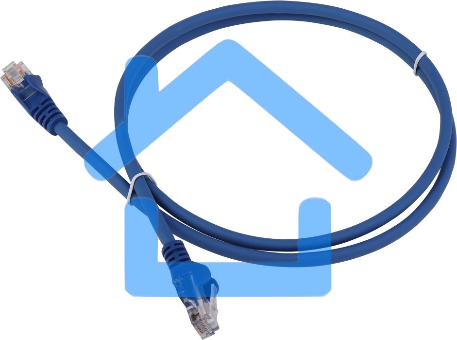 Патч-корд Lanmaster LAN-PC45/U6-2.0-BL вилка RJ-45-вилка RJ-45 кат.6 2м синий LSZH (уп.:1шт)