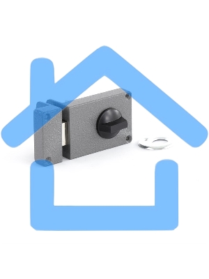 Замок накладной ЗН-6, цилиндровый Сибртех