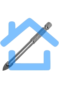 Сверло по керамической плитке и стеклу Matrix, 8 мм, 6-гр хвостовик