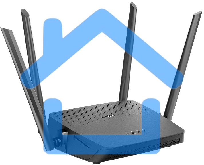 Двухдиапазонный гигабитный Wi-Fi 6 маршрутизатор D-Link DIR-X1510/RU/R1A AX1500