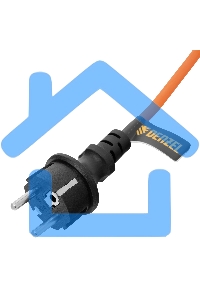 Удлинитель-шнур силовой Garden Series, б/з, ПВС, 10м, 1 розетка, 2*1,5 мм Denzel