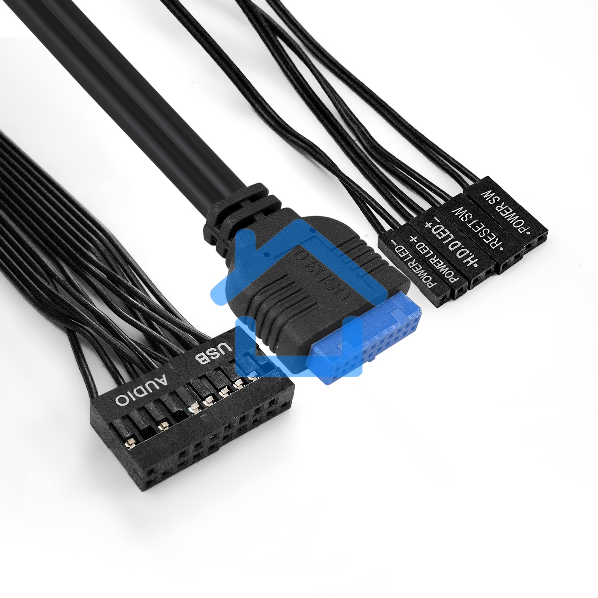 Компьютерный корпус Minitower ExeGate QA-412U-UNS350 (mATX, БП UNS350 с вент. 12см, 2*USB+2*USB 3.0, аудио, черный)