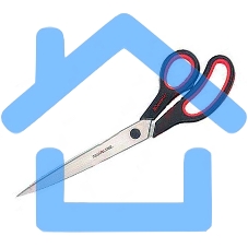 Ножницы Matrix хозяйственные 280 мм двухкомпонентные рукоятки