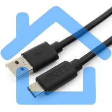 Кабель USB Cablexpert CCP-USB2-AMCM-1M, USB2.0 AM/ USB3.1 Type-C, 1м, пакет