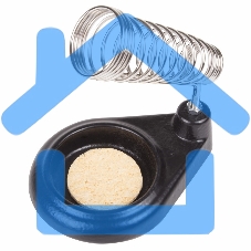 Подставка под паяльник Rexant, чугун, ниша круглая, губка