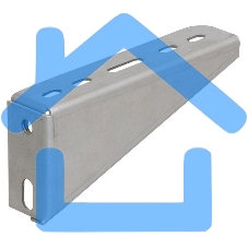 Кронштейн IEK аксессуары для кабельных лотков Iek (CLP1CW-400-1) настенный осн.400 (упаковка 4 шт.)