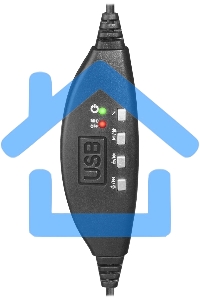 Гарнитура Defender Gryphon 750U USB, черный, 1.8м кабель