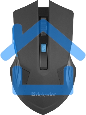 Мышь беспроводная Defender Accura MM-275 синий, 1600 dpi, радиоканал, USB, кнопки - 6