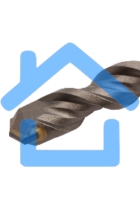 Бур по бетону Denzel двойная спираль, Cobalt W-tip, 16x160 мм, SDS PLUS