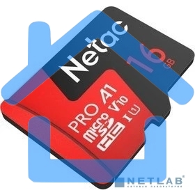 Флеш-накопитель NeTac Карта памяти Netac MicroSD P500 Extreme Pro 16Gb, Retail version card only