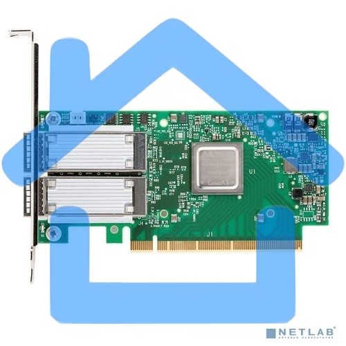 Сетевая карта MELLANOX ConnectX®-5 EN network interface card, 100GbE dual-port QSFP28, PCIe3.0 x16, tall bracket, ROHS R6