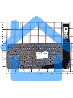 Клавиатура для ноутбука HP Chromebook 14 G3 G4 14-2000 14-ak 14-q черная