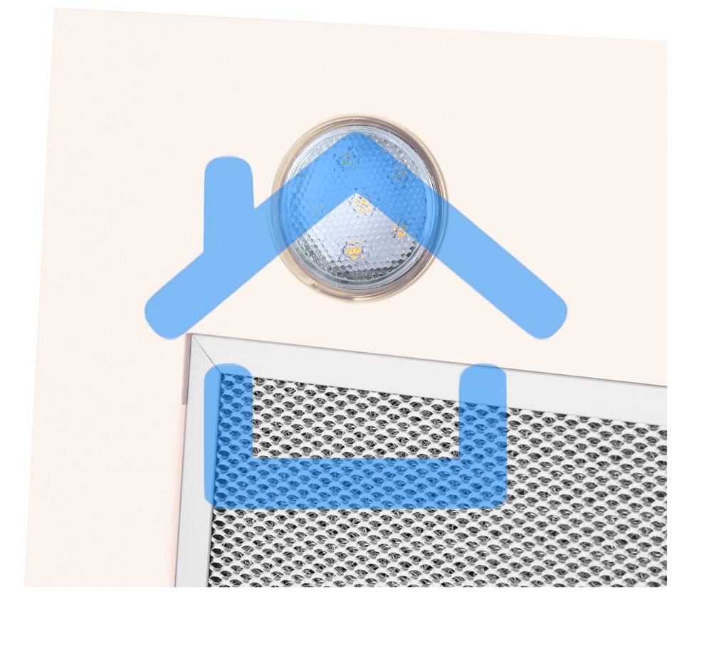 Вытяжка встраиваемая Maunfeld Crosby Singl 5028, бежевый, 49.8 см, 850 куб. м/ч, 48 дБ