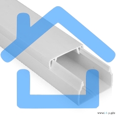 Кабель-канал 60х40 L2000 пластик ECOLINE ИЭК CKK11-060-040-1-K01-018