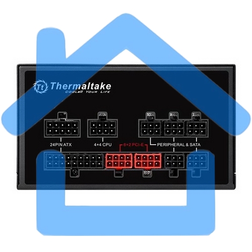 Блок питания Thermaltake Smart Pro RGb (PS-SPR-0750FPCBEU-R), 750Вт, 80 PLUS Bronze, 140мм, модульный, черный