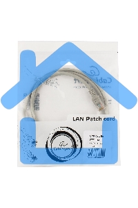 Патч-корд UTP Cablexpert кат.5e, 1м, литой, многожильный (серый)