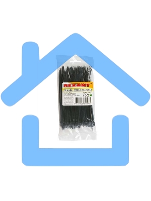 Хомут кабельный Rexant 07-0151 2.5х150 нейл. черный (уп.100 шт)