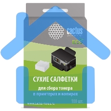 Салфетки Cactus CS-P2003E для принтеров и копиров 100шт сухих