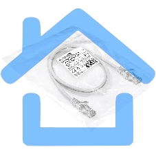 Патч-корд ExeGate EX286381RUS UTP-RJ45-RJ45-5e-1M-LSZH-GY, UTP, cat.5e, LSZH, 1м, серый