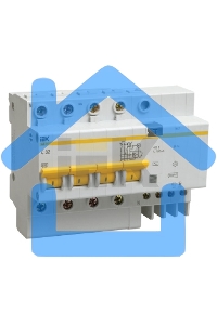 Выключатель автоматический дифференциального тока 4п C 10А 30мА тип AC 4.5кА АД-14 ИЭК MAD10-4-010-C-030