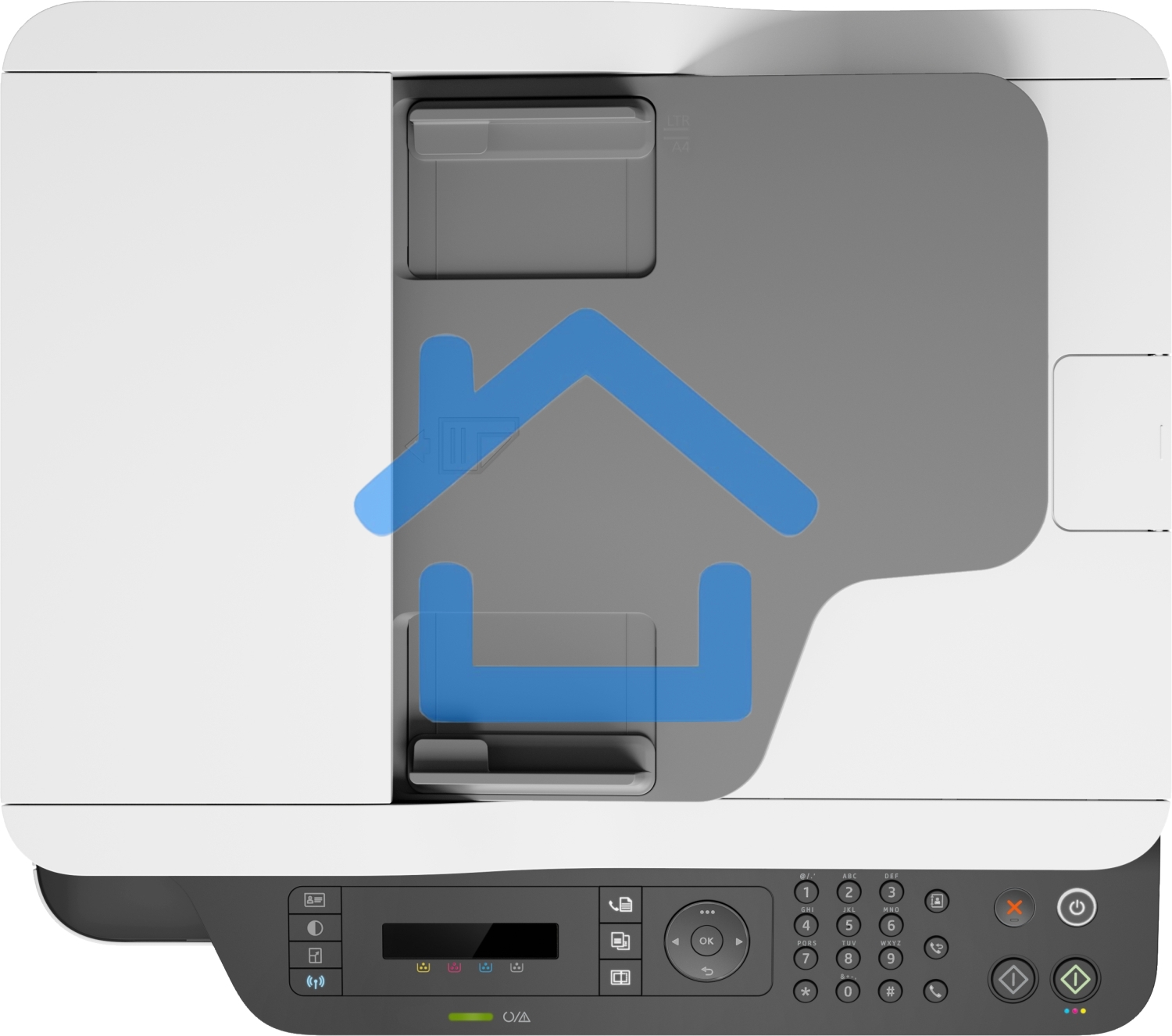 МФУ лазерное HP Color LaserJet 179fnw (4ZB97A), А4, цветной, печ. до 18 стр/мин. (ч/б) до 4 стр/мин. (цвет), скан. до 15 стр/мин. (ч/б) 6 стр/мин. (цвет), 600x600dpi, USB, RJ-45, Wi-Fi, Air Print, Mopria