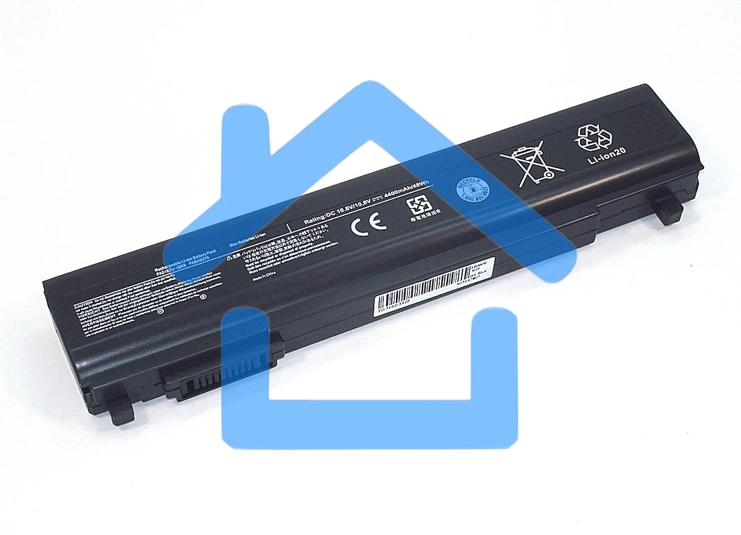 Аккумуляторная батарея для ноутбука Toshiba Portege R30 10.8V 4400mAh OEM черный