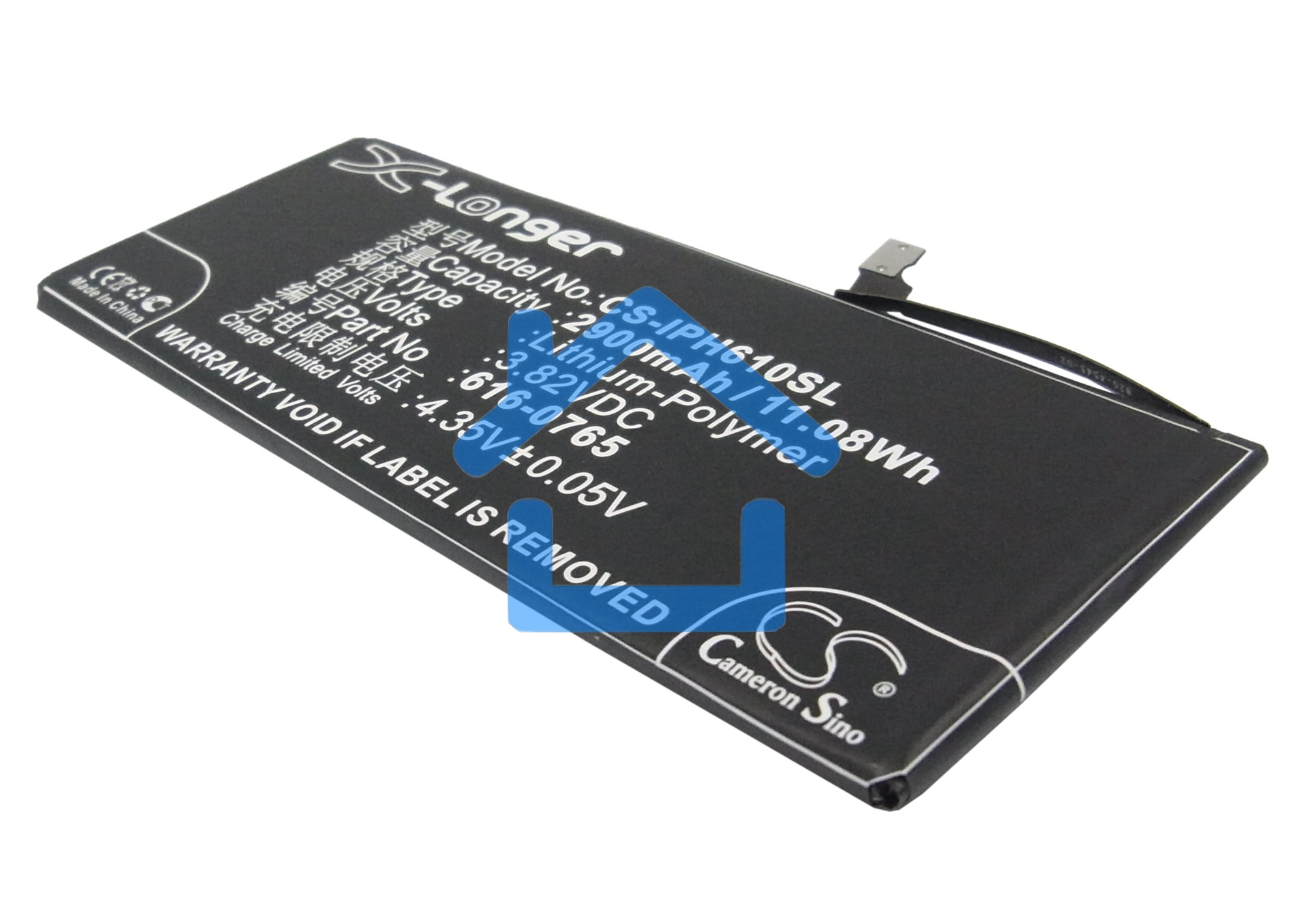 Аккумулятор CameronSino CS-IPH610SL для iPhone 6 Plus 3.82V / 2900mAh / 11.08Wh