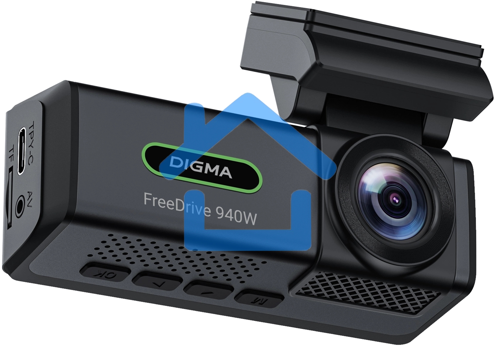 Видеорегистратор Digma FreeDrive 940W черный 8Mpix 2160x3840 170гр. Allwinner