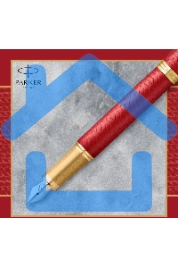 Ручка перьевая Parker IM Premium F318 (CW2143650) Red GT F сталь нержавеющая, подарочная коробка