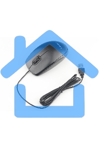 Мышь проводная Gembird MOP-200 черный, 1000 dpi, USB, кнопки - 3