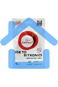 Переходник Gembird Конвертер Bitronics ->USB порт CUM-360, C36M/USBAM, 1.8м, блистер CUM-360