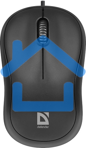 Мышь проводная Defender Patch MS-759 черный, 1000 dpi, USB, кнопки - 3