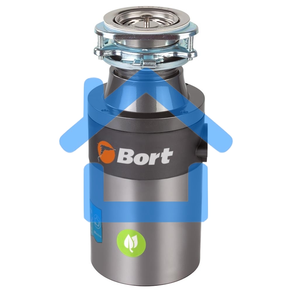 Измельчитель пищевых отходов Bort TITAN 4000 390 Вт; 4,2 кг/мин; 2800 об/мин; 1200 мл; Металл ; набор аксессуаров 4 шт [91275769]