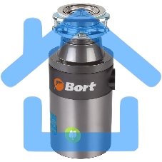 Измельчитель пищевых отходов Bort TITAN 4000 390 Вт; 4,2 кг/мин; 2800 об/мин; 1200 мл; Металл ; набор аксессуаров 4 шт [91275769]