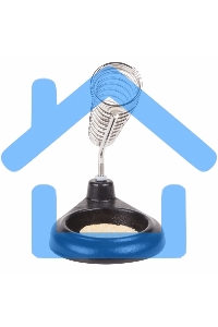 Подставка под паяльник Rexant, чугун, ниша круглая, губка