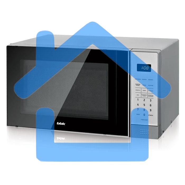 Микроволновая печь BBK 20MWS-729S/BS 20л. 700Вт серебристый/черный