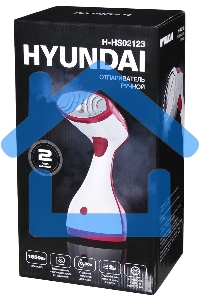 Отпариватель ручной Hyundai H-HS02123 1650Вт белый/вишневый